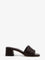 Bottega Veneta Leather heel sandals with Intrecciato motif - Fondant