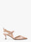 Fendi Colibrì leather and mesh slingback with FF motif - Re R Almond Carn