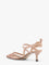 Fendi Colibrì leather and mesh slingback with FF motif - Re R Almond Carn