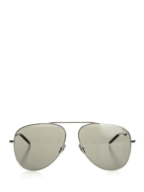 Saint Laurent Aviator Sunglasses - Silver