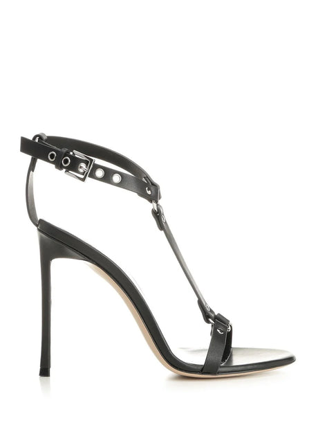 Tom Ford Bound Leather Sandal - Black
