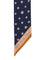 Fendi Silk Wrappy bandeau with Falena Dots - Azzurro Nero
