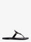Tory Burch Miller leather thong sandals - Perfect Black