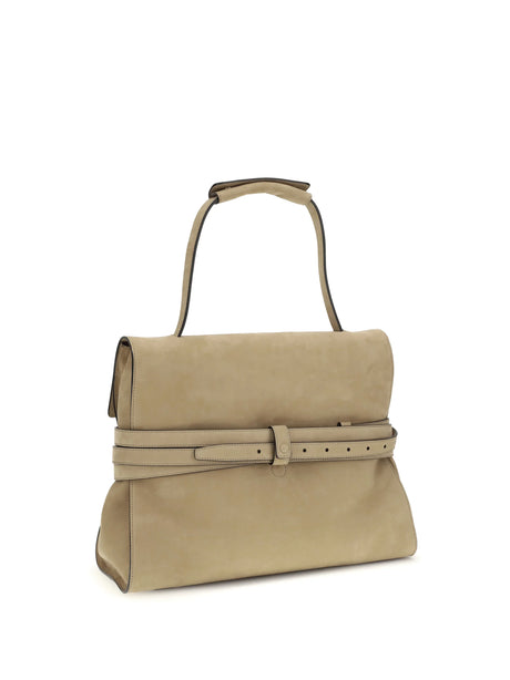 Moschino Tie Me Handbag - Ecru