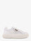 Pinko Yoko leather sneakers with mesh inserts - Bianco