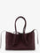 Bottega Veneta Pinacoteca leather handbag with Intrecciato motif - Dark Barolo/Pick-M B