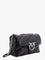 Pinko Matelassé leather shoulder bag - Nero