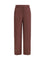 Brunello Cucinelli Wide-Leg Pants in linen with elastic waistband and belt loops - Rhubarb
