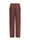 Brunello Cucinelli Wide-Leg Pants in linen with elastic waistband and belt loops - Rhubarb