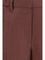 Brunello Cucinelli Wide-Leg Pants in linen with elastic waistband and belt loops - Rhubarb