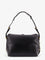 Pinko Leather shoulder bag with metal logo detail - Nero