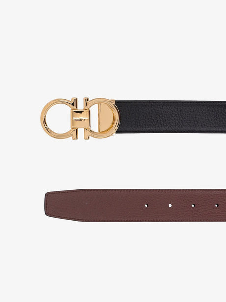 Ferragamo Reversible leather belt - Nero