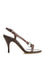 Miu Miu Leather Sandals With Rings - Brown