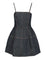 Fendi Ff Denim Dress - Blue