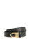 Valentino Garavani Vlogo Signature Leather Belt - Black