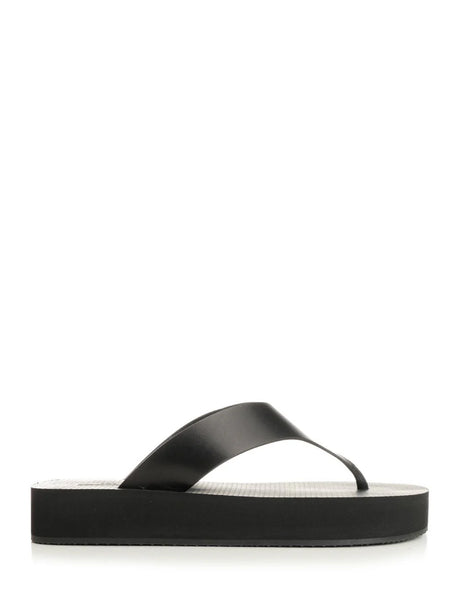 The Row Dune Flip-Flop Sandal - Black