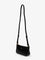 Pinko Mini Half Moon leather crossbody bag - Nero