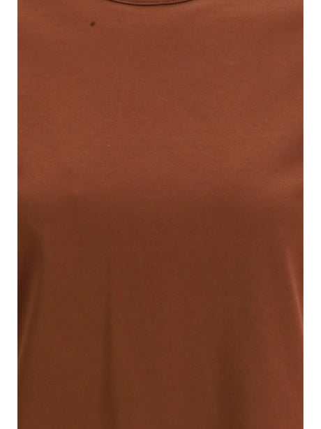 Brunello Cucinelli Monochrome T-Shirt - Mulberry