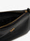 Pinko Mini Half Moon leather crossbody bag - Nero