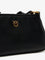Pinko Mini Half Moon leather crossbody bag - Nero