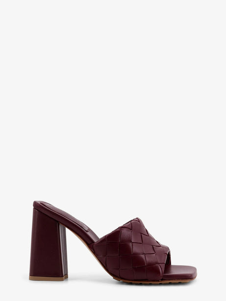 Bottega Veneta Parco leather sandals - Barolo