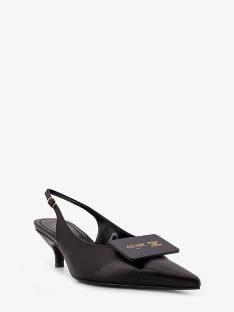 Celine Signature leather pumps - Black