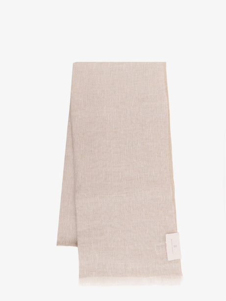 Brunello Cucinelli Sparkling linen scarf - Beige Panama