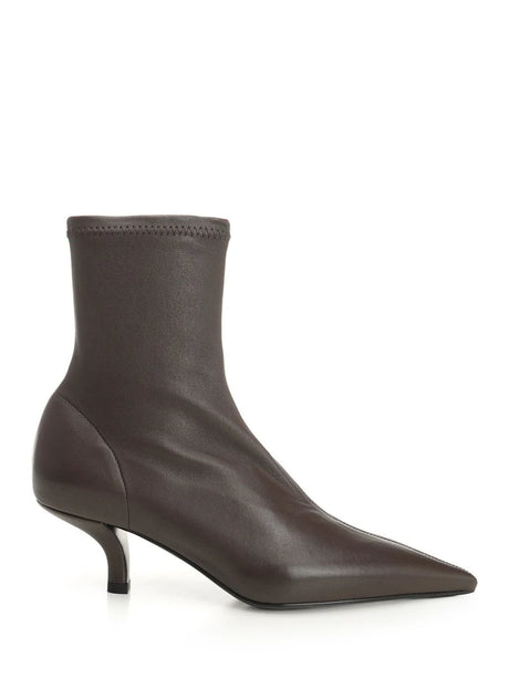 Toteme Nappa Heel Boots - Black