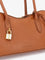 Stella Mccartney Stella Ryder Medium vegan leather shoulder bag - Brandy
