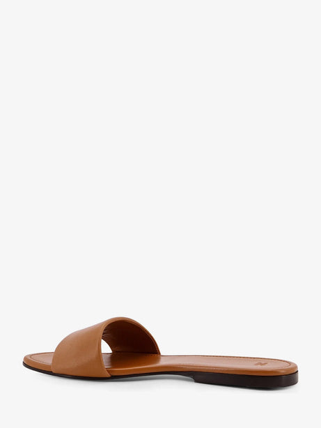 Celine Coast Mule leather sandals - Sahara