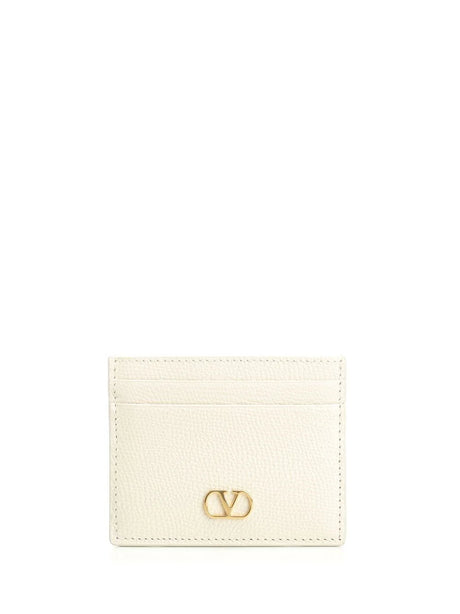 Valentino Garavani Vlogo Signature Card Holder - White