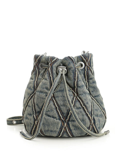 Diesel Charm-D S-Bucket Bag - Blue
