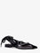 Pinko Gianira leather ballerinas with suede inserts - Nero