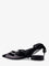 Pinko Gianira leather ballerinas with suede inserts - Nero