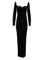 Balenciaga Off-Shoulder Maxi Dress - Black