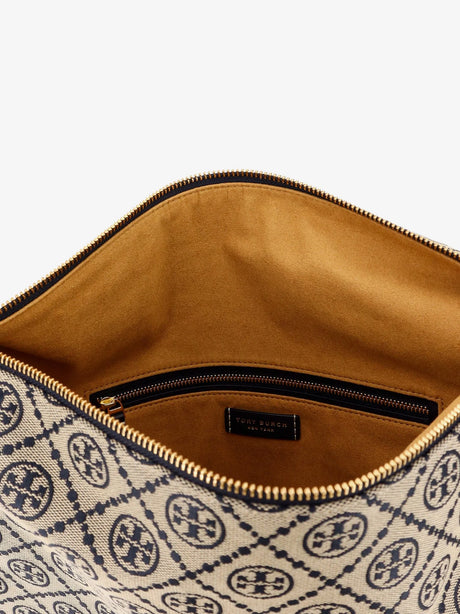 Tory Burch T Monogram Balloon jacquard fabric shoulder bag - Tory Navy