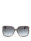 Chloe' Oversized Square Sunglasses - Gold