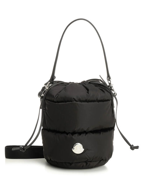 Moncler Caradoc Water-Repellent Bucket Bag - Black