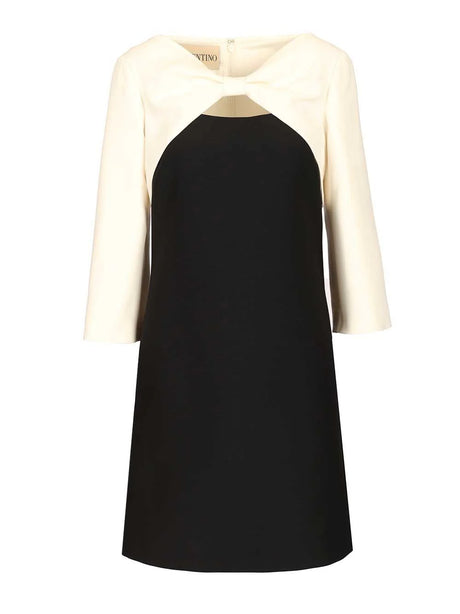 Valentino Garavani Mini Cut-Out CrêPe Dress - Black