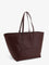 Brunello Cucinelli BC Duo hammered leather shoulder bag - Burgundy