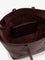 Brunello Cucinelli BC Duo hammered leather shoulder bag - Burgundy