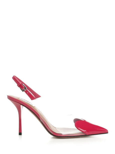 AlaïA Le CœUr Slingback In Patent Leather - Red