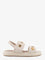 Pinko Fiona low leather sandals - Bianco