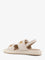 Pinko Fiona low leather sandals - Bianco