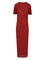 Saint Laurent T-Shirt Dress - Bordeaux