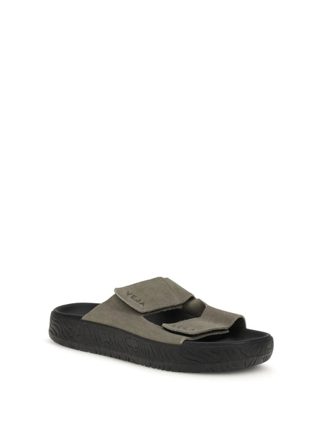 Veja Etna Sandals - Khaki/Black