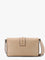 Pinko Love One Classic leather crossbody bag - Beige