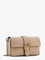 Pinko Love One Classic leather crossbody bag - Beige