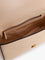 Pinko Love One Classic leather crossbody bag - Beige