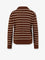 Miu Miu Striped cotton polo shirt - Cacao